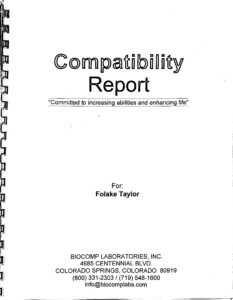 Biocompatibility testing booklet