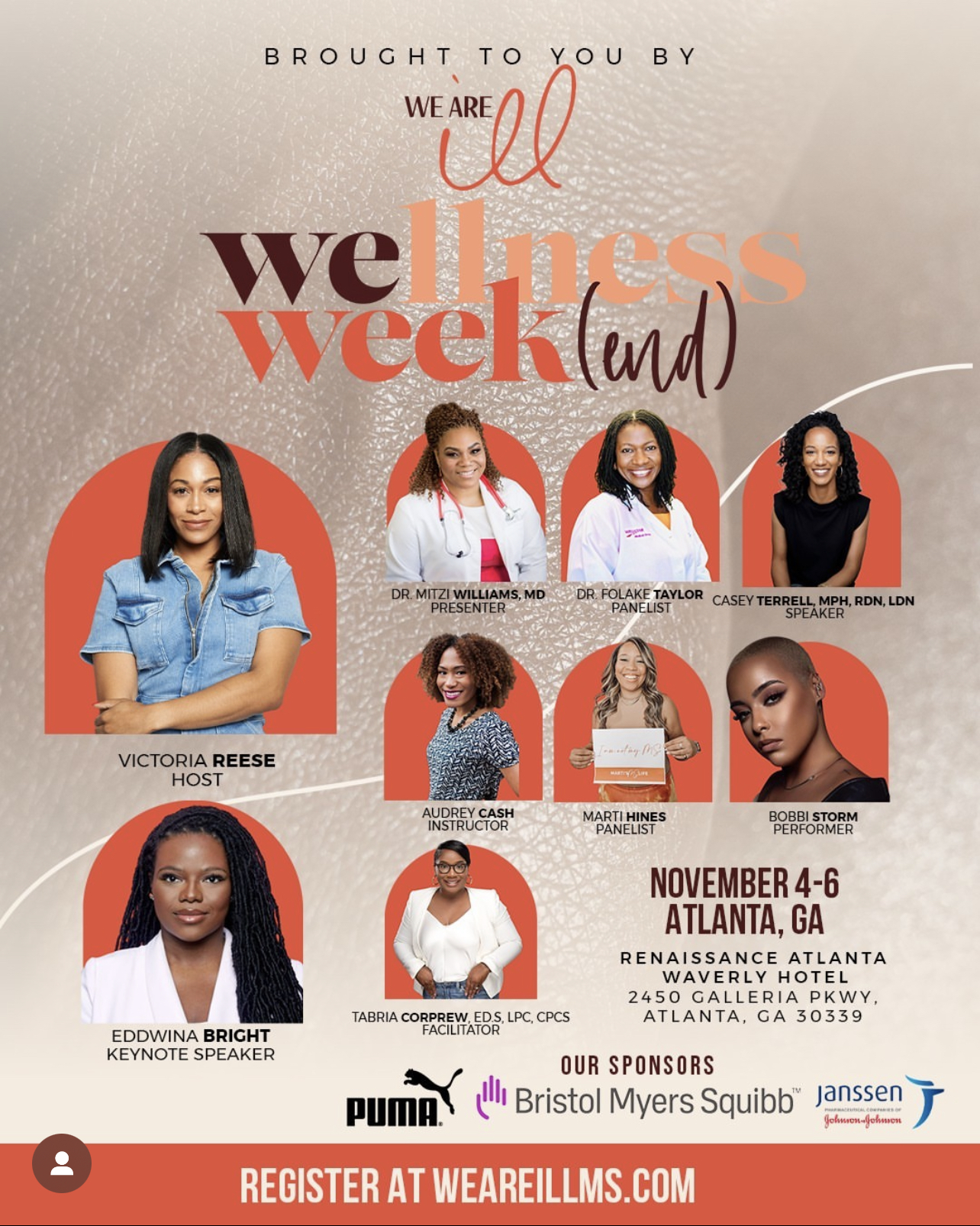 Flyer for We Are Ill Wellness Weekend